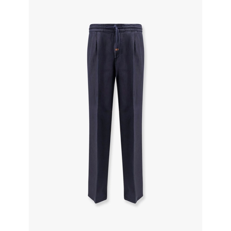 Leisure fit linen trousers