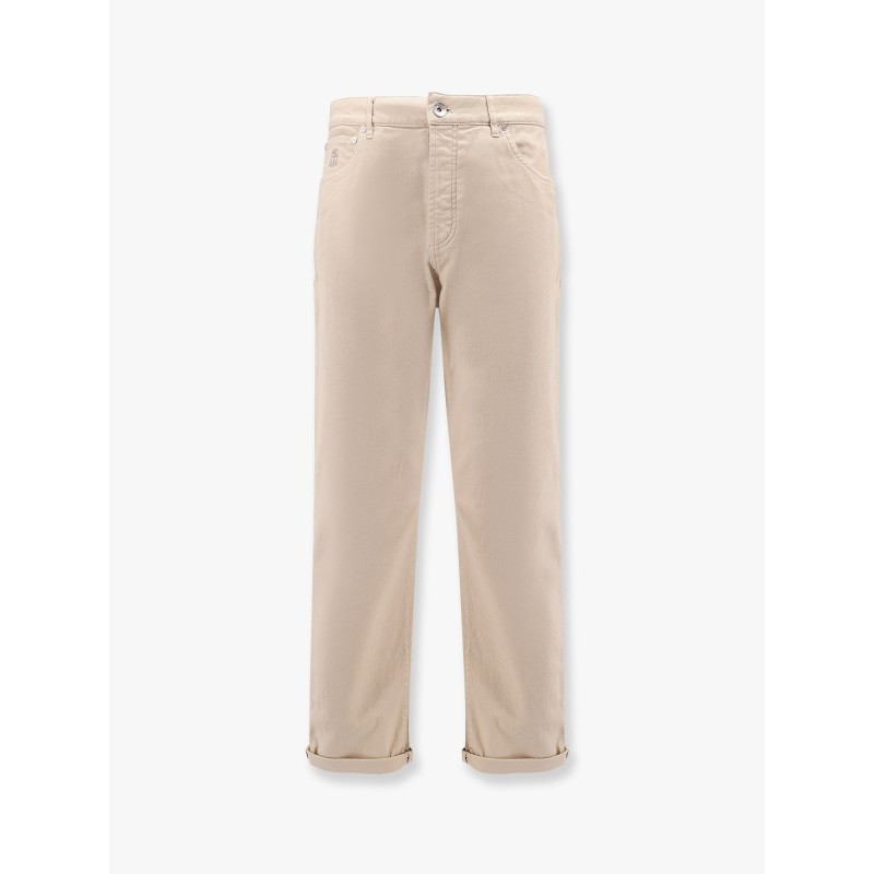 Leisure fit denim trousers
