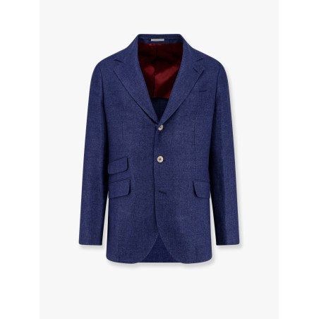 Linen, wool and silk blazer