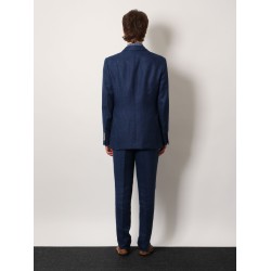 Linen, wool and silk blazer