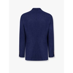 Linen, wool and silk blazer