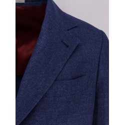 Linen, wool and silk blazer