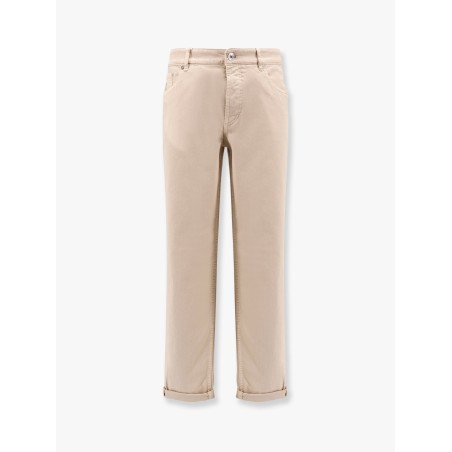 Traditional fit denim trousers