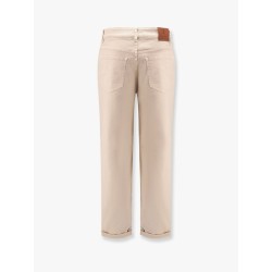 Traditional fit denim trousers