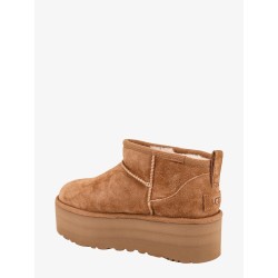Classic ultra mini platform suede ankle boots