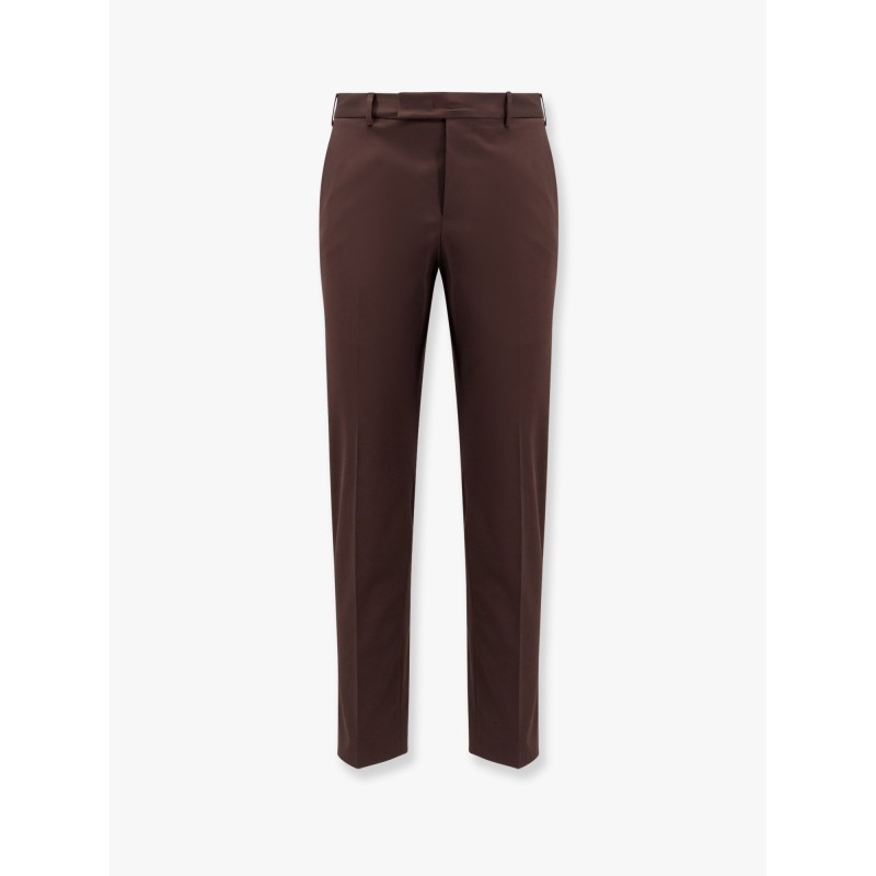 Edge stretch cotton trousers