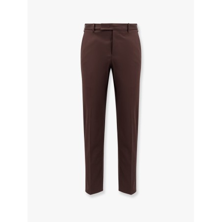 Edge stretch cotton trousers