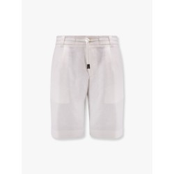 Linen bermuda shorts