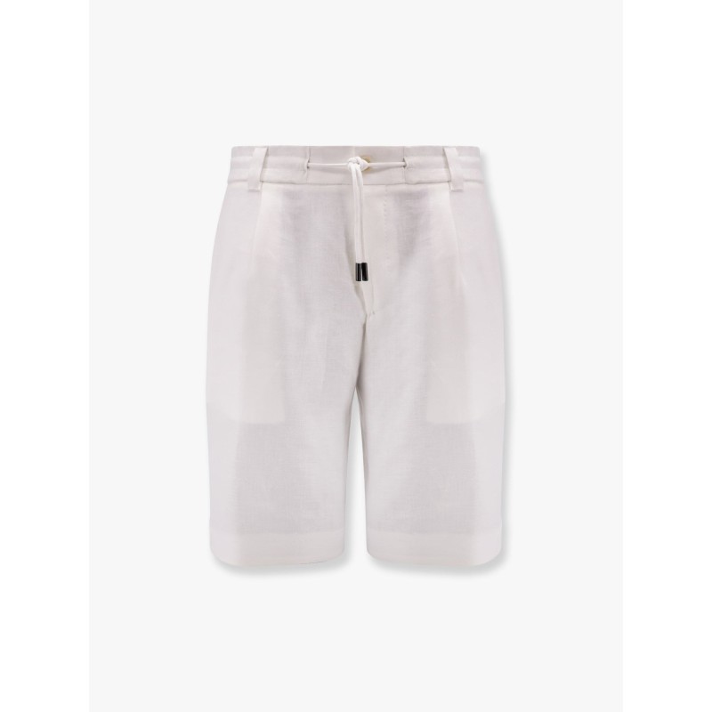 Linen bermuda shorts