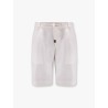 Linen bermuda shorts