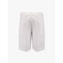 Linen bermuda shorts