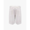 Linen bermuda shorts