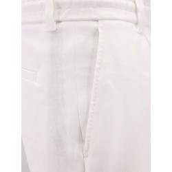 Linen bermuda shorts
