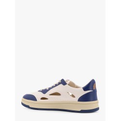 Low-top foam sneakers with lateral openwork