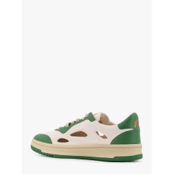 Low-top foam sneakers with lateral openwork