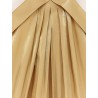 Flared satin long dress