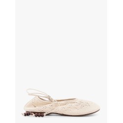 Rosemary crochet ballerinas with ankle ties