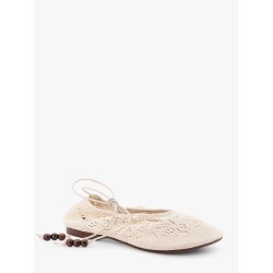 Rosemary crochet ballerinas with ankle ties