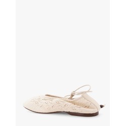 Rosemary crochet ballerinas with ankle ties