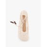 Rosemary crochet ballerinas with ankle ties