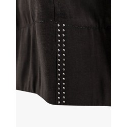 Modal shorts with rhinestones detail