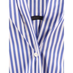 Cotton blend shirt with top detail