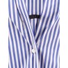 Cotton blend shirt with top detail