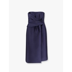 Mikado décolleté  dress