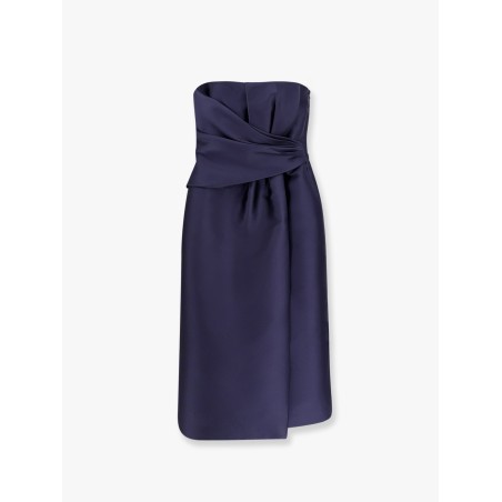 Mikado décolleté  dress