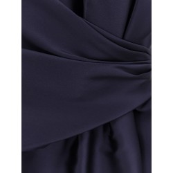 Mikado décolleté  dress