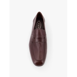 Deconstructed leather loafer