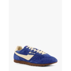 Windspin low-top suede and leather sneakers