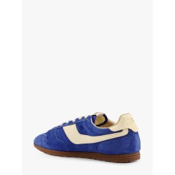 Windspin low-top suede and leather sneakers