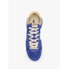 Windspin low-top suede and leather sneakers