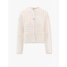 Embroidered cotton cardigan