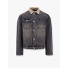 Work washed denim jacket