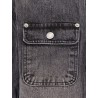 Work washed denim jacket
