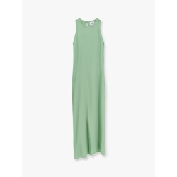 Sleeveless viscose long dress