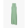 Sleeveless viscose long dress