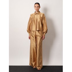 Avio shantung trousers