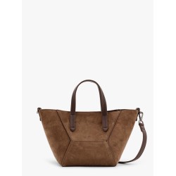 Bc Duo suede bag with Monili details