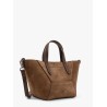 Bc Duo suede bag with Monili details