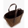 Bc Duo suede bag with Monili details