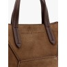 Bc Duo suede bag with Monili details