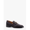 Leather loafer with t-timeless metal logo