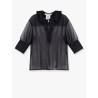 Transparent voile shirt