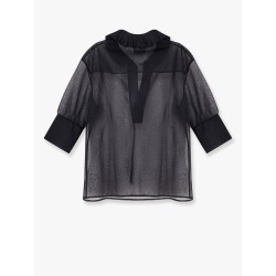 Transparent voile shirt