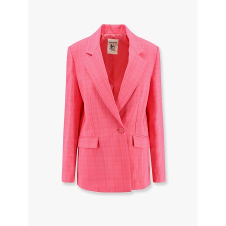 Viscose blazer with striped motif