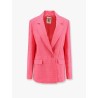 Viscose blazer with striped motif