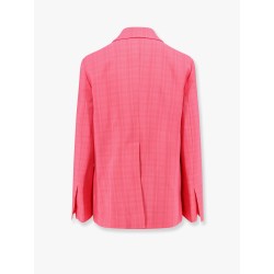 Viscose blazer with striped motif